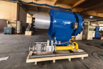 A 35t low nitrogen gas burner was delivered