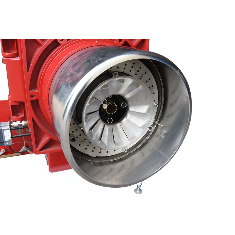 How can the heat dissipation structure design of an integrated gas burner effectively prevent components from overheating and being damaged?